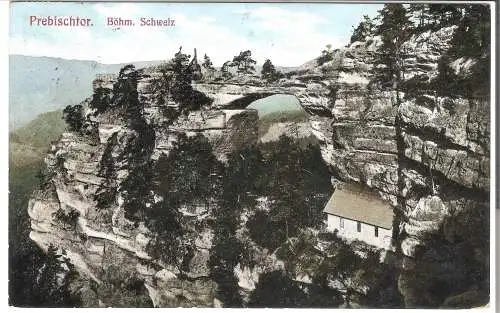 Prebischtor - Böhm. Schweiz  v. 1909 (AK45597)