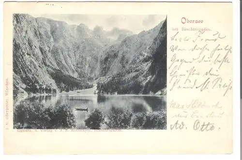 Obersee bei Berchtesgaden   v. 1900 (AK45599-7)