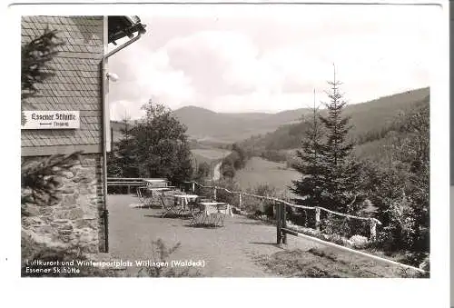 Luftkurort und Wintersportplatz Willingen(Waldeck) - Essener Skihütte  v. 1964 (AK53611)