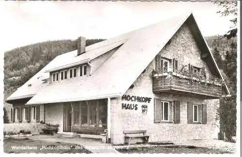 Wanderheim "Hochkopfhaus" des Schwarzwaldvereins auf dem Weißenbahsattel bei Todtmoos v. 1964  (AK53626)