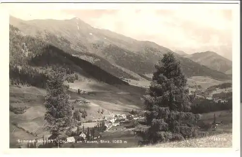 Sommerfrische St. Johann am Tauern - Steiermark  v. 1950 (AK53632)