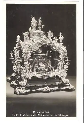 Reliqienschrein des hl. Fridolin in der Münsterkirche zu Säckingen v. 1960   (AK53654)
