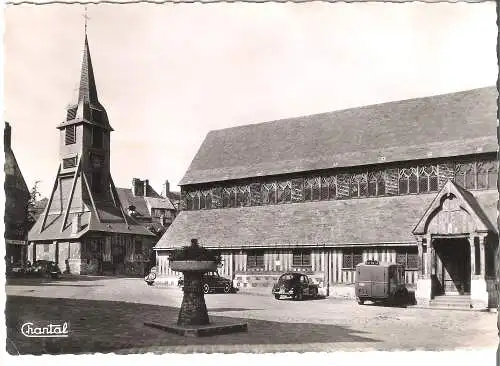 Honfleur - Calvados - Église Sainte-Catherine  v. 1952  (AK53658)