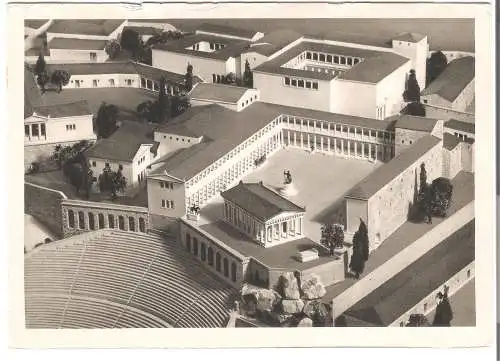 Pergamonmuseum - Modell der Burg von Pergamon  (AK53693)