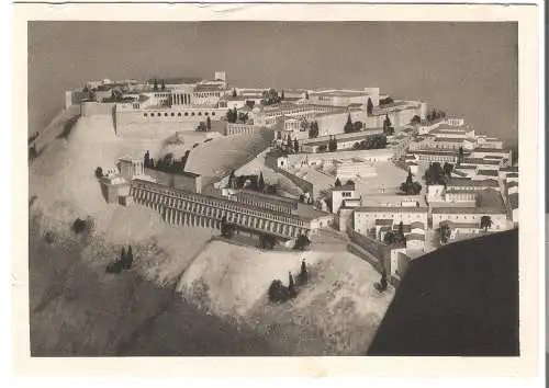 Pergamonmuseum - Modell der Burg von Pergamon  (AK53694)