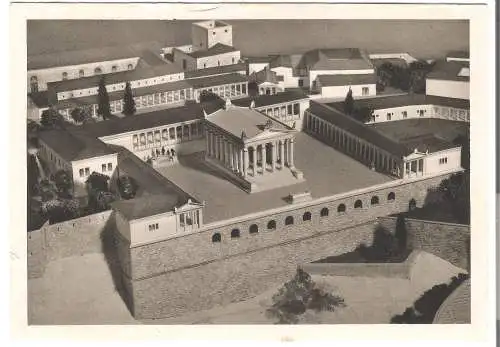 Pergamonmuseum - Modell der Burg von Pergamon  (AK53695)