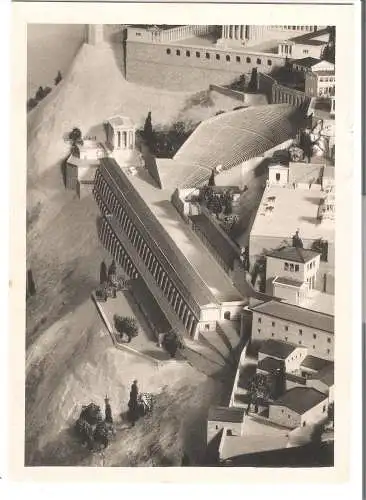 Pergamonmuseum - Modell der Burg von Pergamon (AK53699-1)