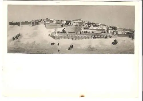 Pergamonmuseum - Modell der Burg von Pergamon (AK53699-3)