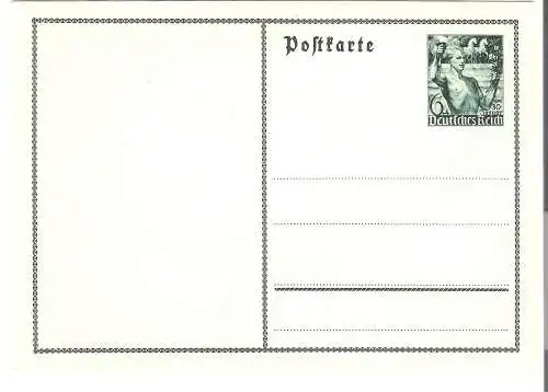 Ganzsache Postkarte - Zum 30.Januar - 6+4 Pfennig, Deutsches Reich  -   von 1940 (AK5249)