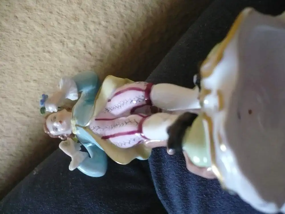 Porzellanfigur - Blumenkavalier - Dresden - älter  (937) Preis reduziert 7