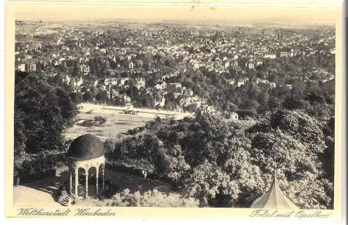 Weltkurstadt - WIESBADEN - am Taunus und Rhein - 8 Ansichtskarten - Kunstverlag R. Konrady  -   von 1938 (AK5263)