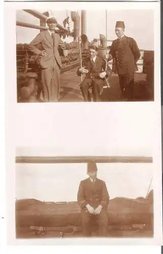 Schiffsreise SS Hoogkerk - Photokarte Privatreise nach Afrika  von 1920 (AK5279)