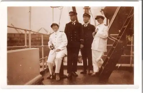 Schiffsreise SS Hoogkerk - Photokarte Privatreise nach Afrika  von 1920 (AK5296)