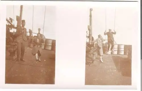 Schiffsreise SS Hoogkerk - Photokarte Privatreise nach Afrika  von 1920 (AK5315)