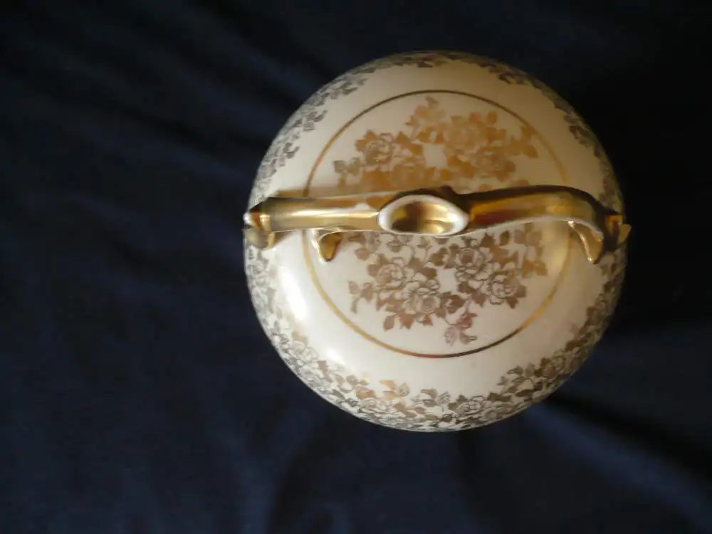 Porzellan Bonboniere - Keksdose - älter  (940) Preis reduziert 1