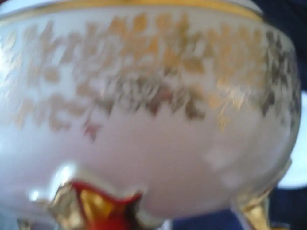 Porzellan Bonboniere - Keksdose - älter  (940) Preis reduziert 5