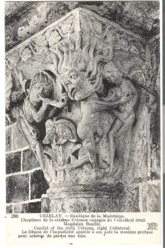 Vezelay - Basilique de la Madeleine  von 1907 (AK5330)