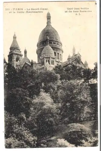 Paris - Le Sacré Coere et la Butte Montmartre von 1936 (AK5345)