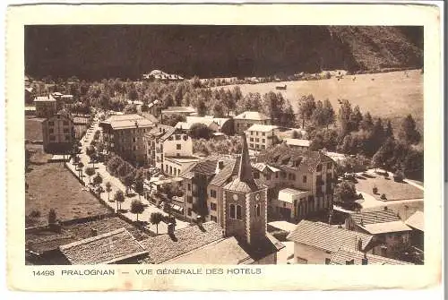Pralognan - Vue Générale des Hotels von 1930 (AK5346)