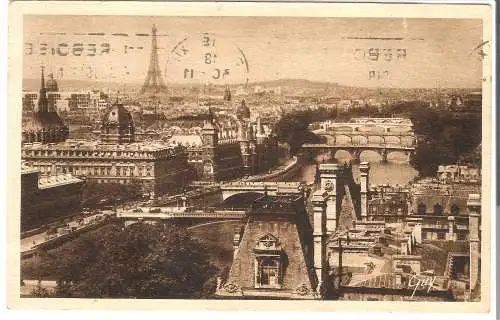 Paris et ses Merveilles Perspective des Sept Ponts von 1951 (AK5348)