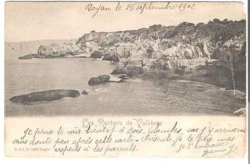 Royan - Les Rochers de Vallières  von 1902   (AK5356)