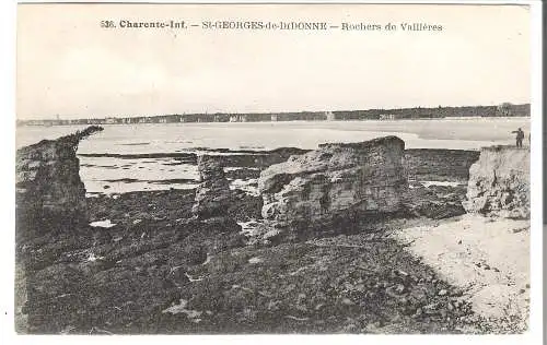 Charente-Int. - St. GEORGES de DIDONNE - Rochers de Vallières von 1923  (AK5359)
