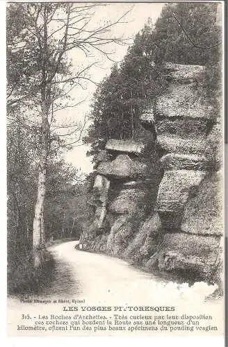 LES VOSGES Pittoresques - Les Roches d'Archelttes von 1916 (AK5361)