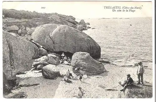 Trégastel - Un coin de la Plage  von 1908  (AK5373)