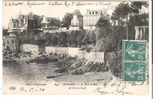 DINARD - A Bric-a-Bajc  von 1910  (AK5374)