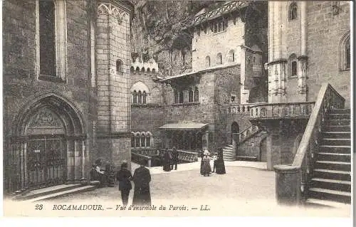 ROCAMADOUR - Vue d'ensemble du Parvis von 1922   (AK5376)