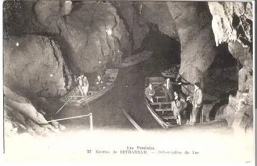 Les Pyrénées - Grottes de BETARRAM - Débarcadère du Lac  von 1930  (AK5385)