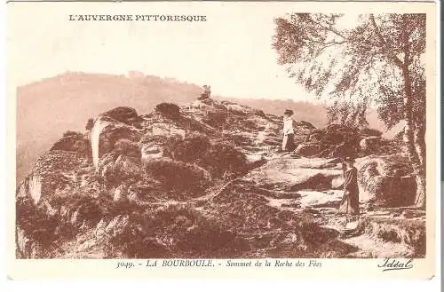 L'AUVERGNE PITTORESQUE - La Bourboule - Sommet de a Roche des Fées  von 1920 (AK5390)