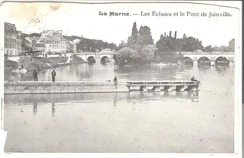 La Marne - LesÉcluse et le Pont de Joinville von 1907 (AK5392)