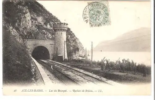 AIX-LES-BAINS - Lac du Bourget - Rochers de Brison von 1905 (AK5394)