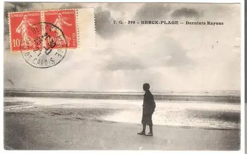 BERCK-PLAGE - Derniers Rayons von 1921 (AK5396)