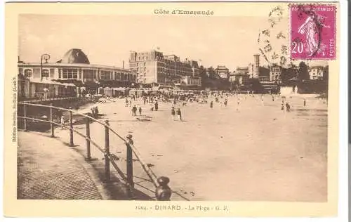 DINARD - La Plage von 1909  (AK5409)