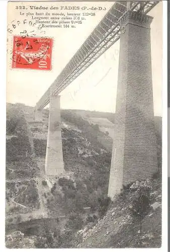 Viaduc des FADES von 1913  (AK5410)