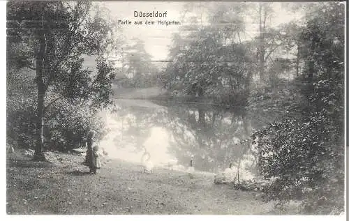 Düsseldorf - Partie aus dem Hofgarten   von 1911  (AK5430)