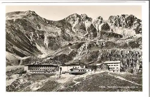 Nebelhorngruppe - Edmund-Probsthaus - Berghotel Höfatsblick   von 1959   (AK5441)