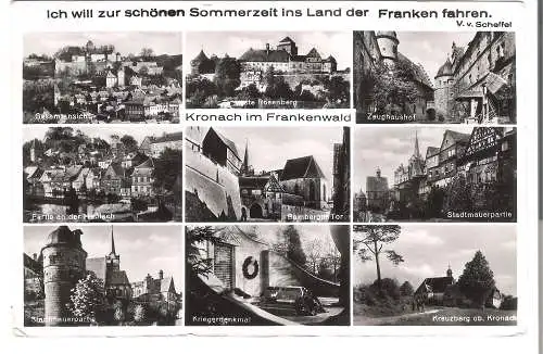 Kronach im Frankenwald - 9 Ansichten  von 1958  (AK5450)