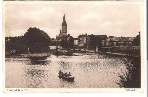 Emmerich a. Rh. - Hafenpartie   von 1919 (AK5452)
