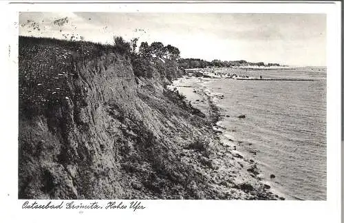 Ostseebad Grömitz - Hohes Ufer von 1950   (AK5459)