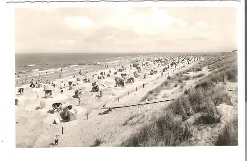 Nordseebad Langeoog - Der breite Strand von 1953  (AK5460)