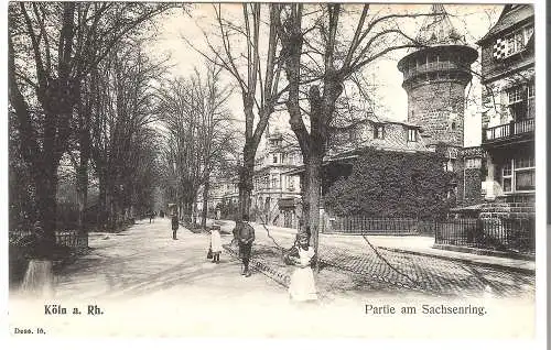 Köln - Partie am Sachsenring von 1906 (AK5472)