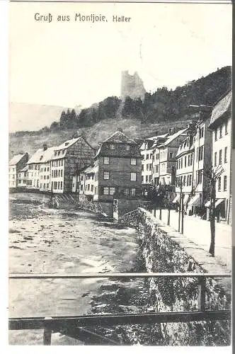 Gruß aus Montjoie - Haller   von 1914  (AK5487)