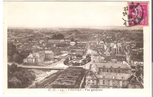 Troyes - Vue générale  von 1931    (AK5508)
