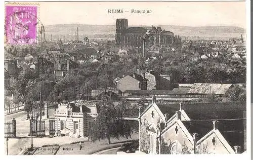 Reims - Panorama  von 1935  (AK5509)