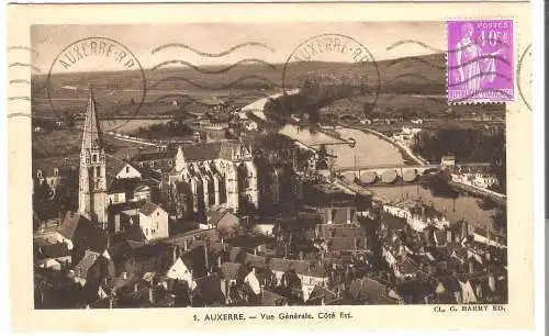 Auxerre  - Vue Générale - Côté Est von 1935  (AK5510)