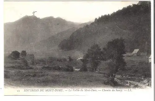 Environs du Mont-Dore - Le Vallée du Mont-Dore - Chemin du Sancy von 1907  (AK5511)