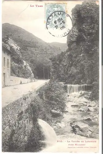 La Vallée de Larnette prés Mazamet von 1906  (AK5517)